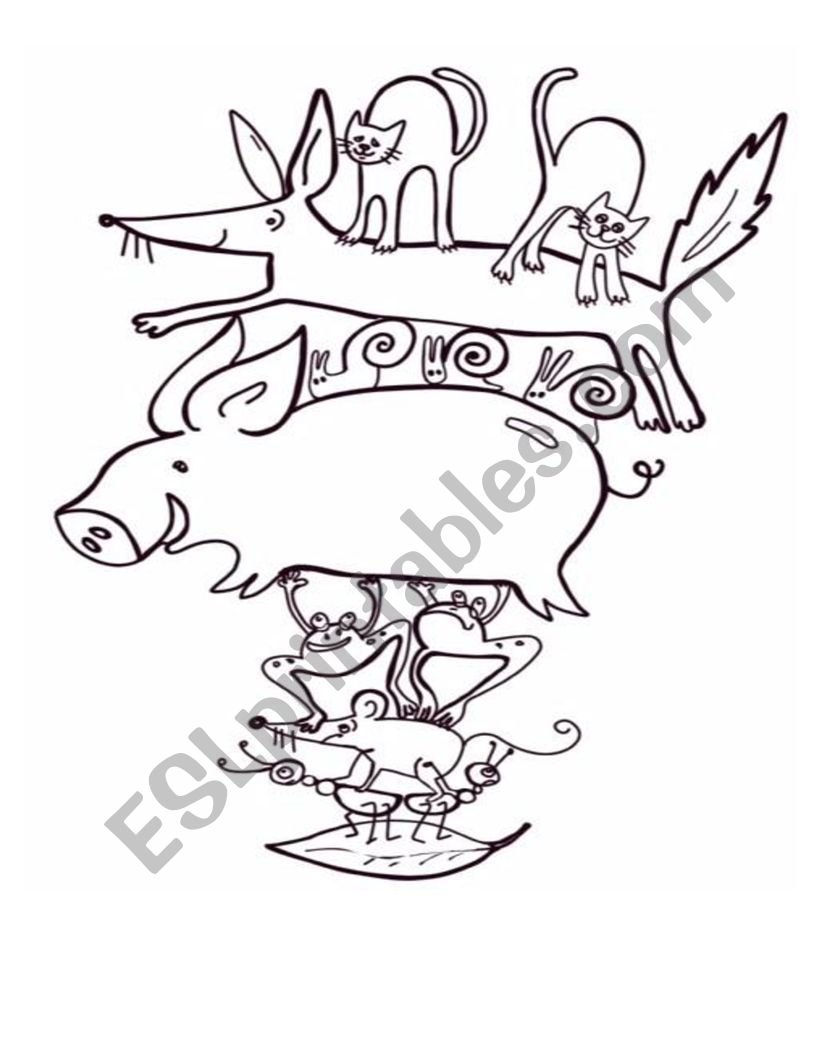 Animal Pyramid worksheet