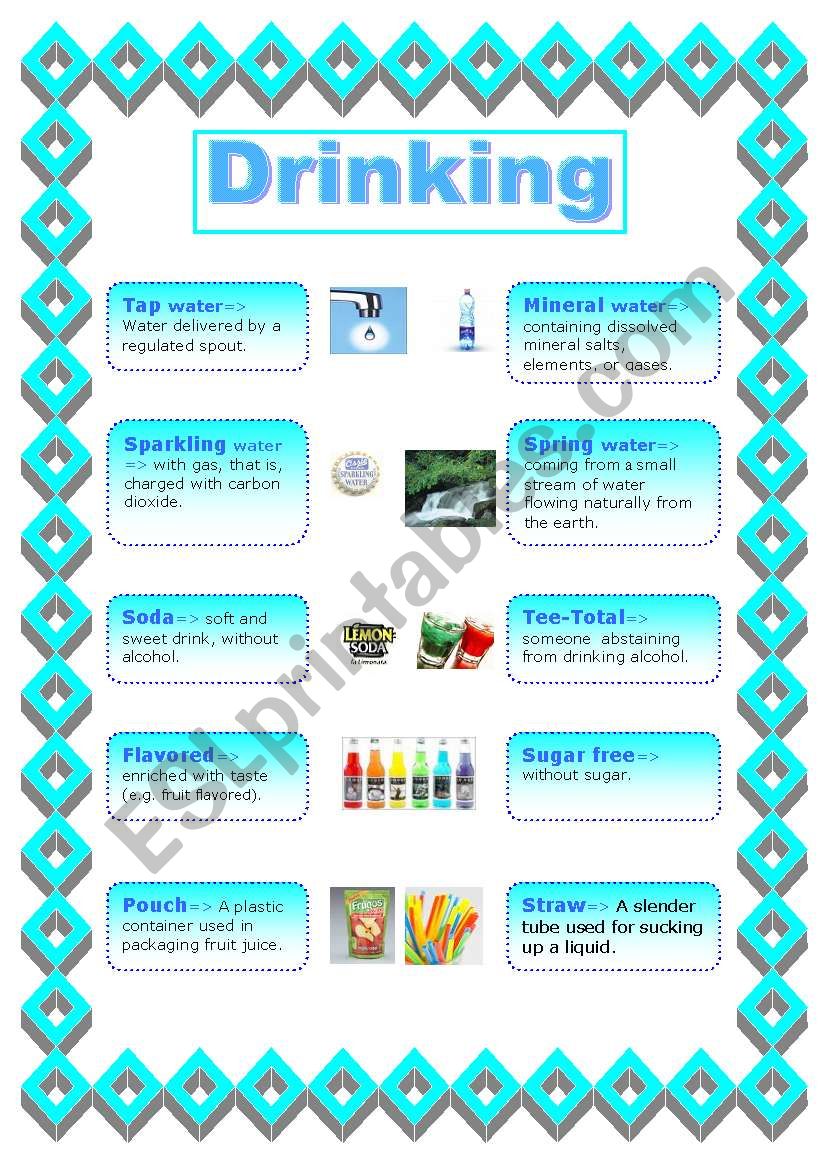 Drinking vocabulary  (14.08.08)