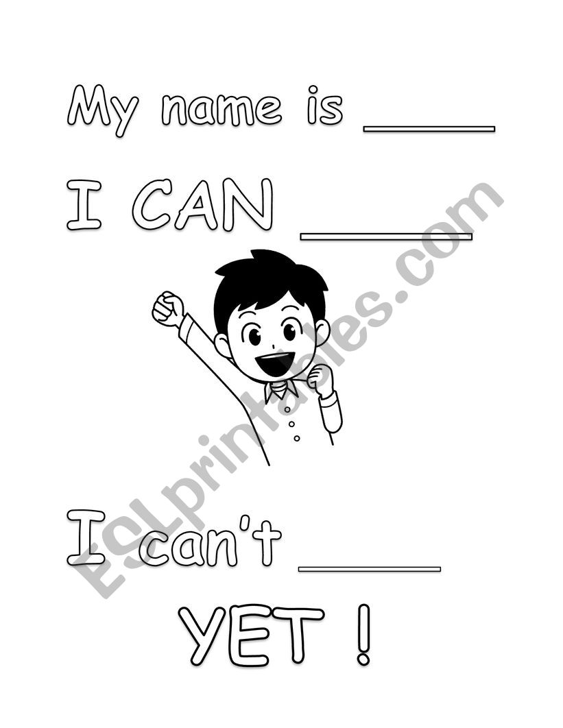 I CAN worksheet