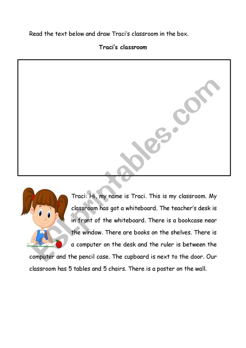 Classroom Objects worksheet