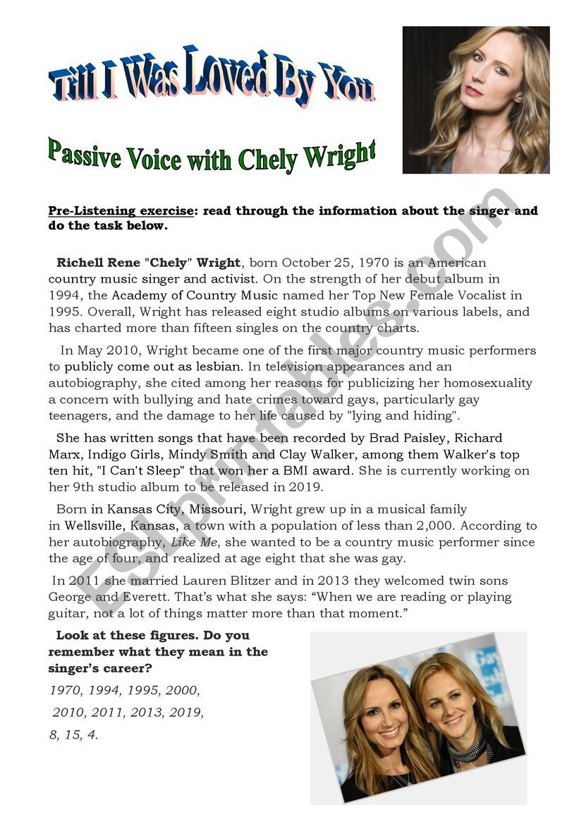 Passive Voice with Chely Wright