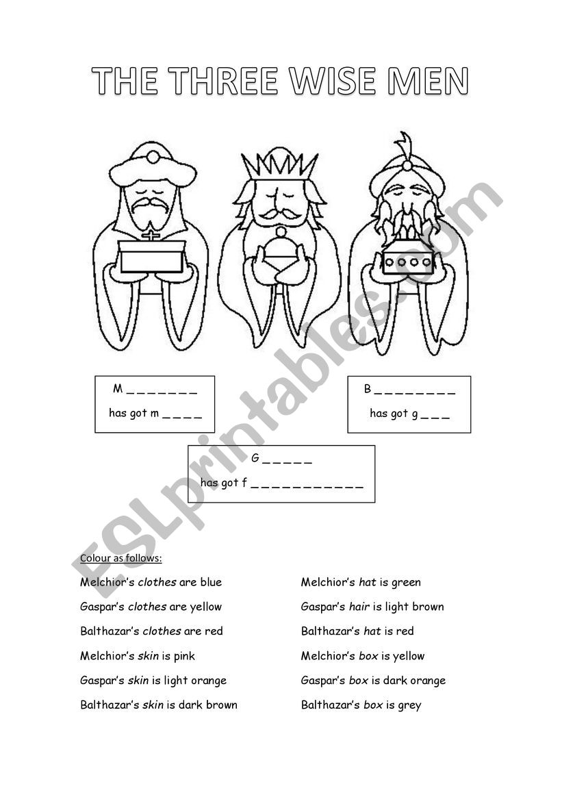 The Three Wise Men / Three Kings