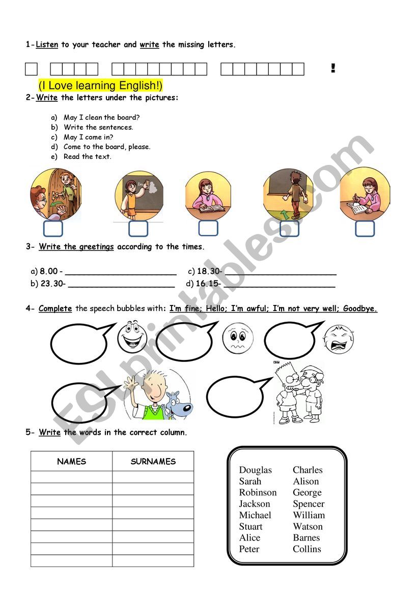 Worksheet worksheet