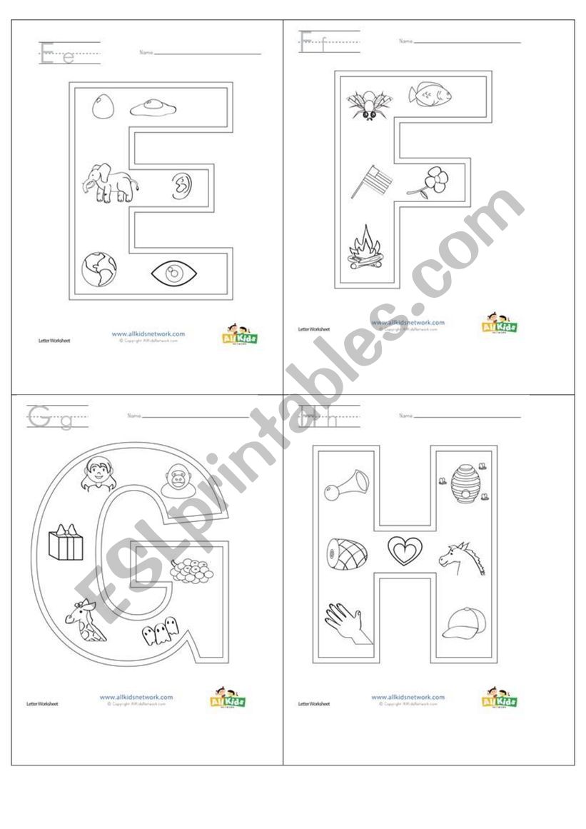 ALPHABET for KIDS - ESL worksheet by Emma Avdalyan