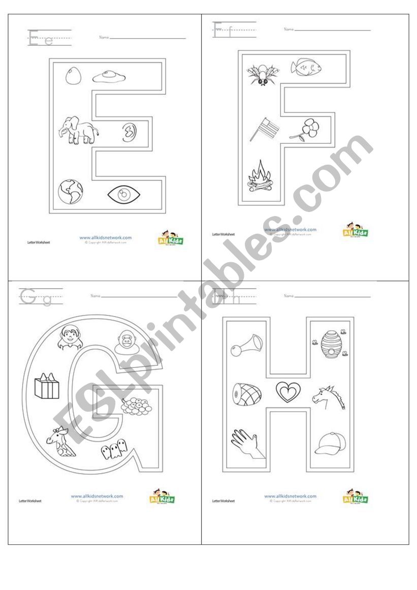 ALPHABET for KIDS  worksheet