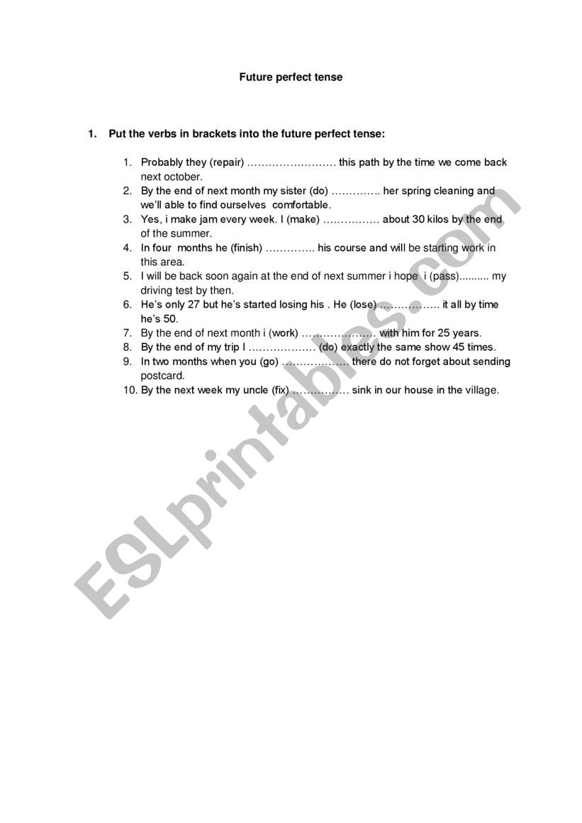 future-perfect-tense-esl-worksheet-by-olivia1001