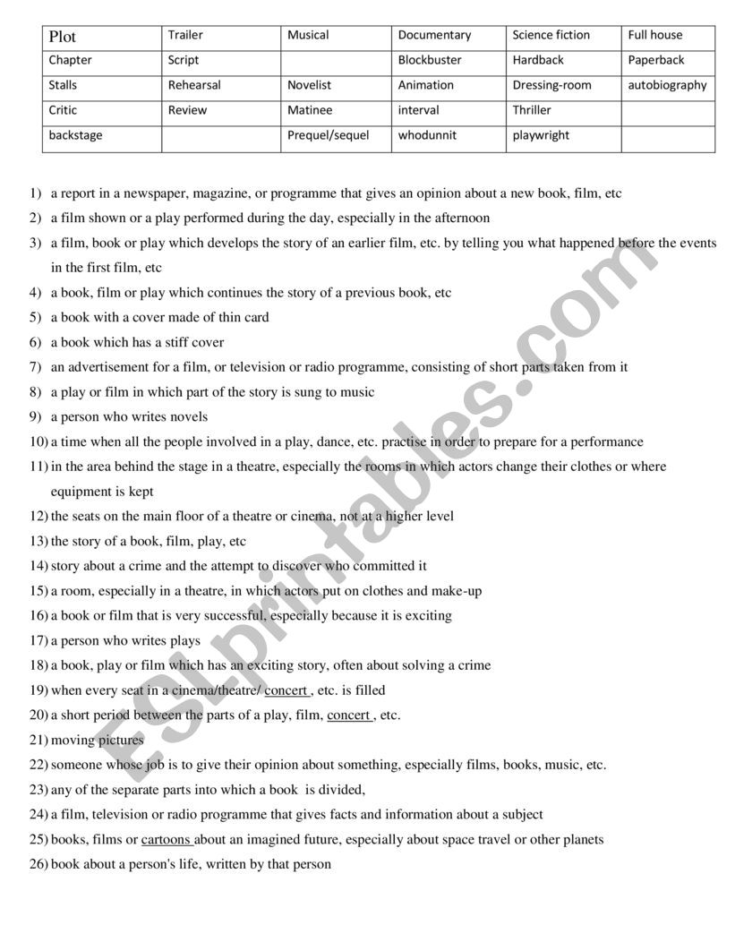 Headway upper intermediate unit 3 workbook vocabulary