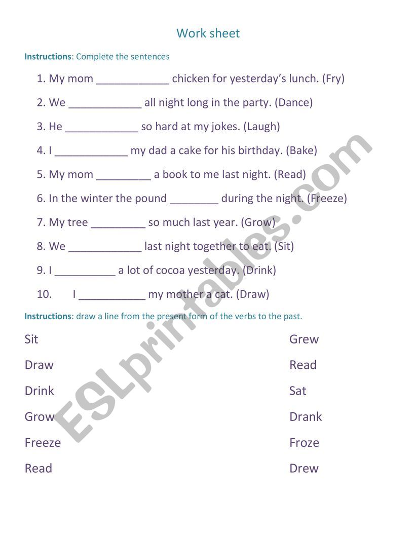 verbs-worksheet-2-esl-worksheet-by-madame-andrea