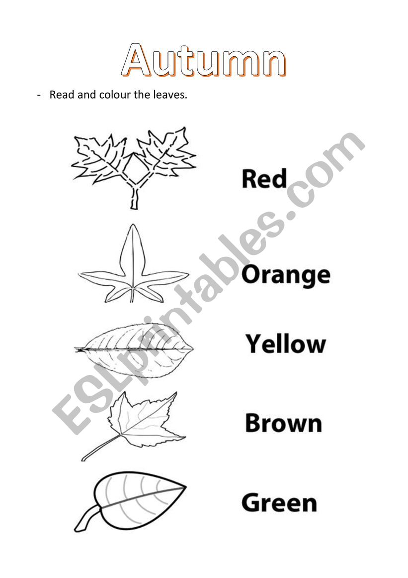 printable autumn worksheet for kids