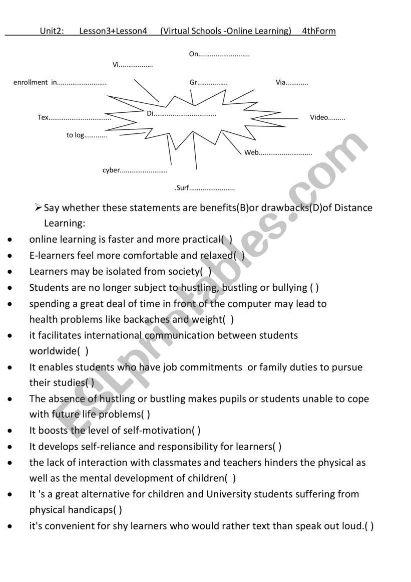 virtual school and online learning