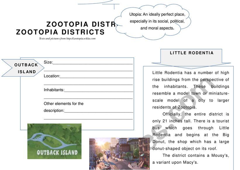 Zootopia, reading and speaking in groups part 3