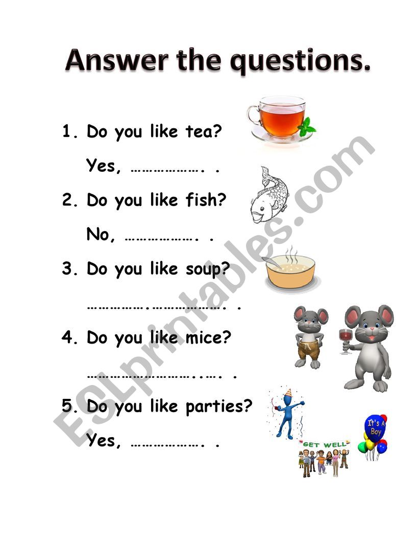 Yes No Questions Interactive And Downloadable Worksheet You Can Do The 