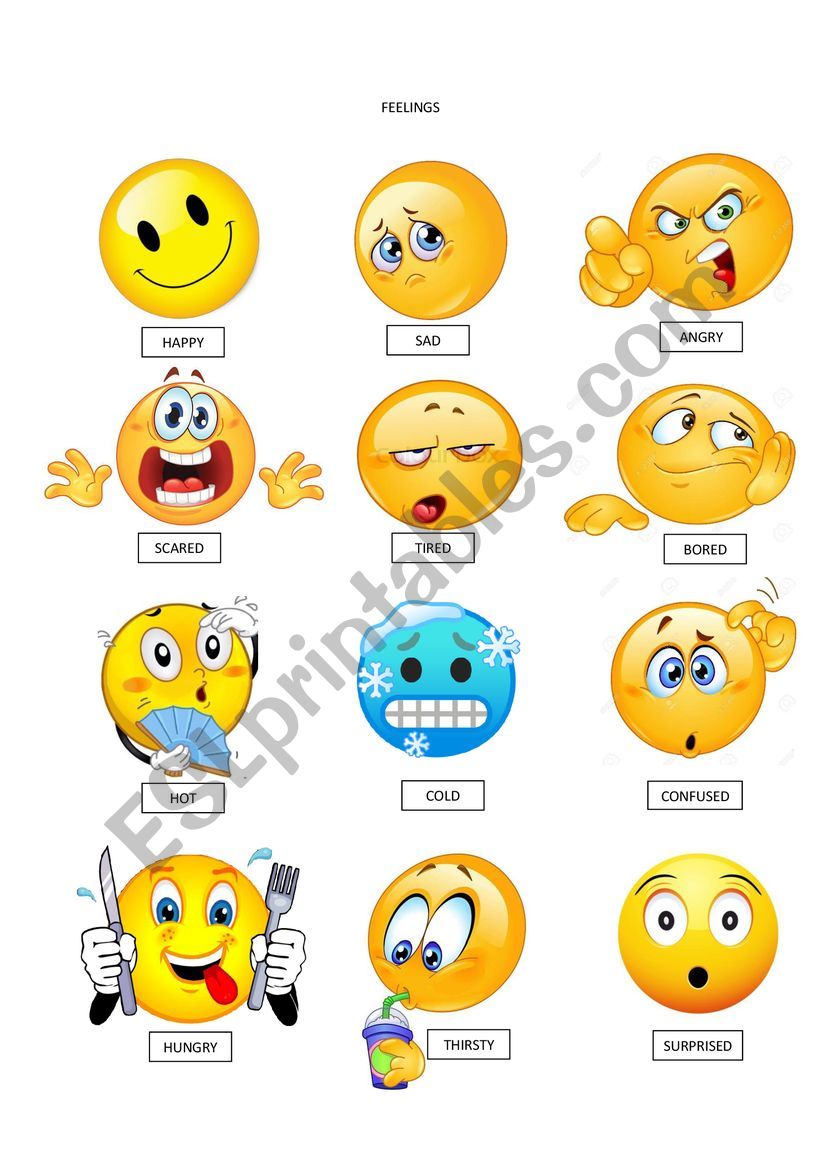 FEELINGS worksheet