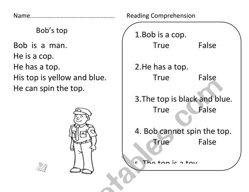 Reading comprehension for Phonics