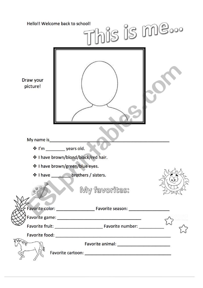 Hello Class worksheet