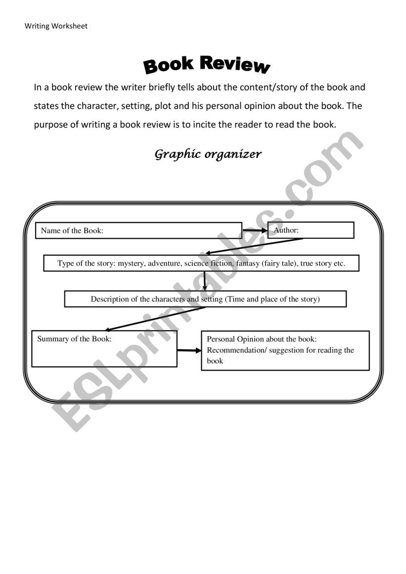 Writing Worksheet worksheet