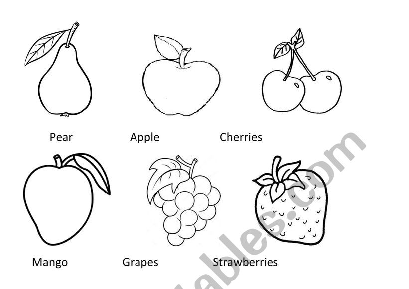 Fruits Song worksheet