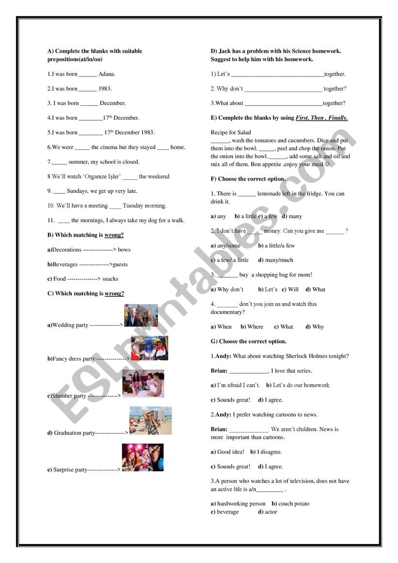 7th grade backup worksheet worksheet
