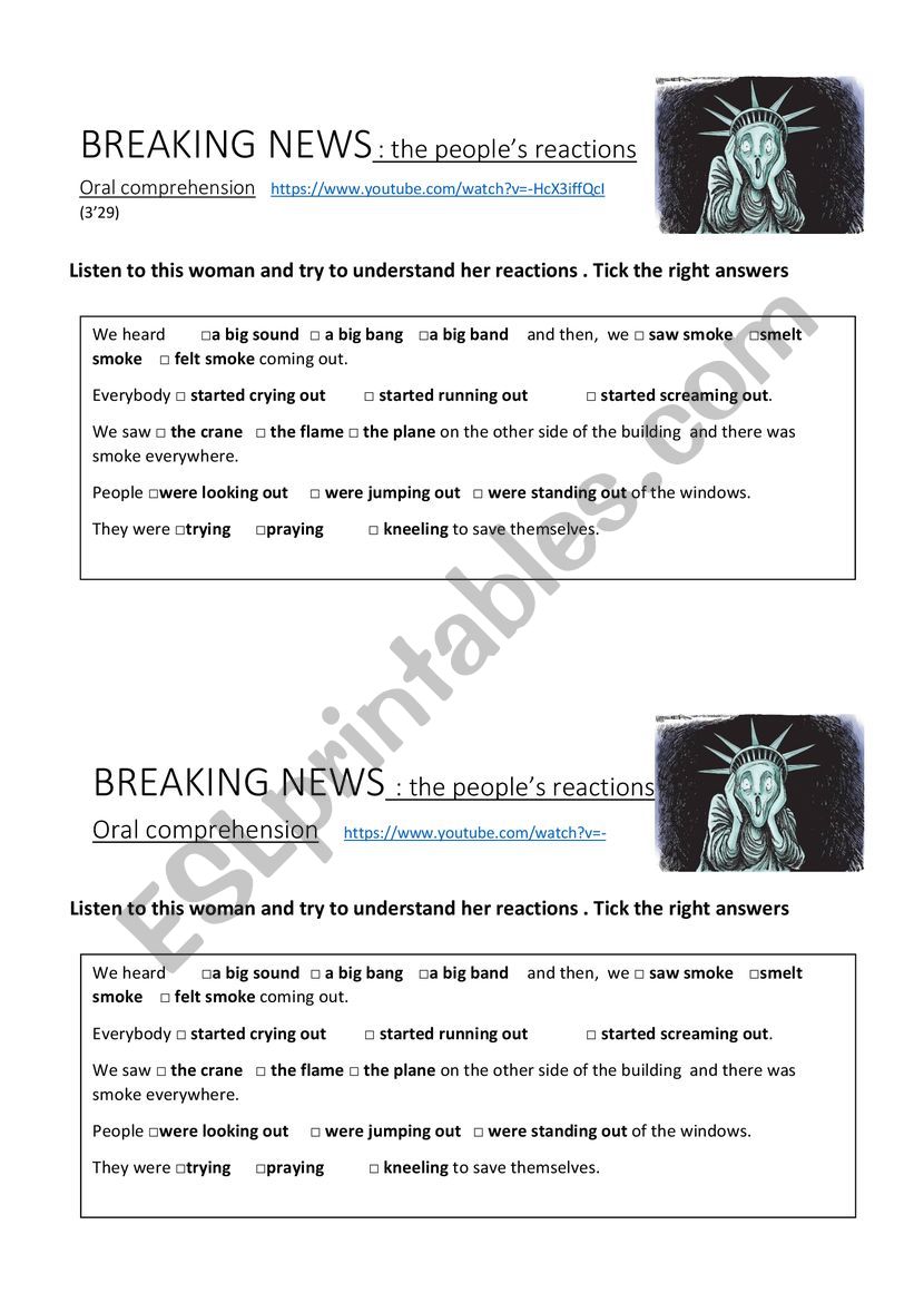 Breaking news part 3 worksheet