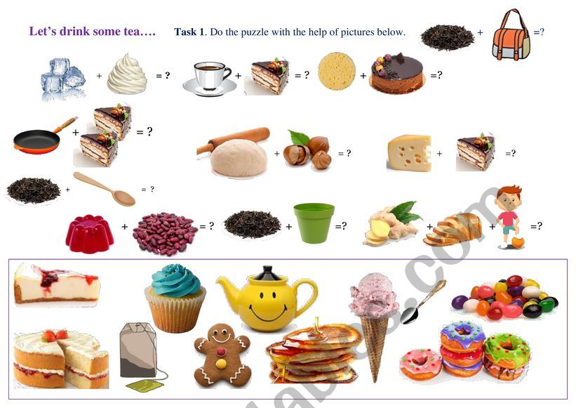 Quiz. Desserts worksheet