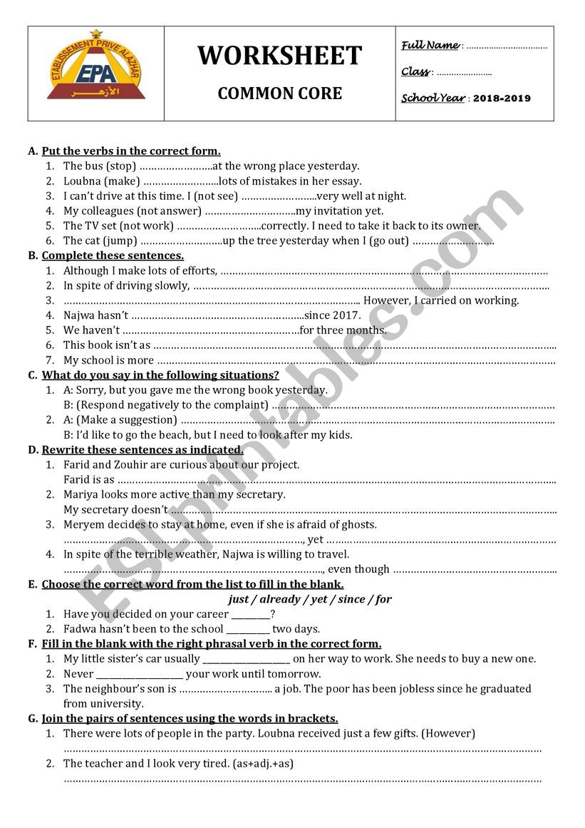 mixed language worksheet worksheet