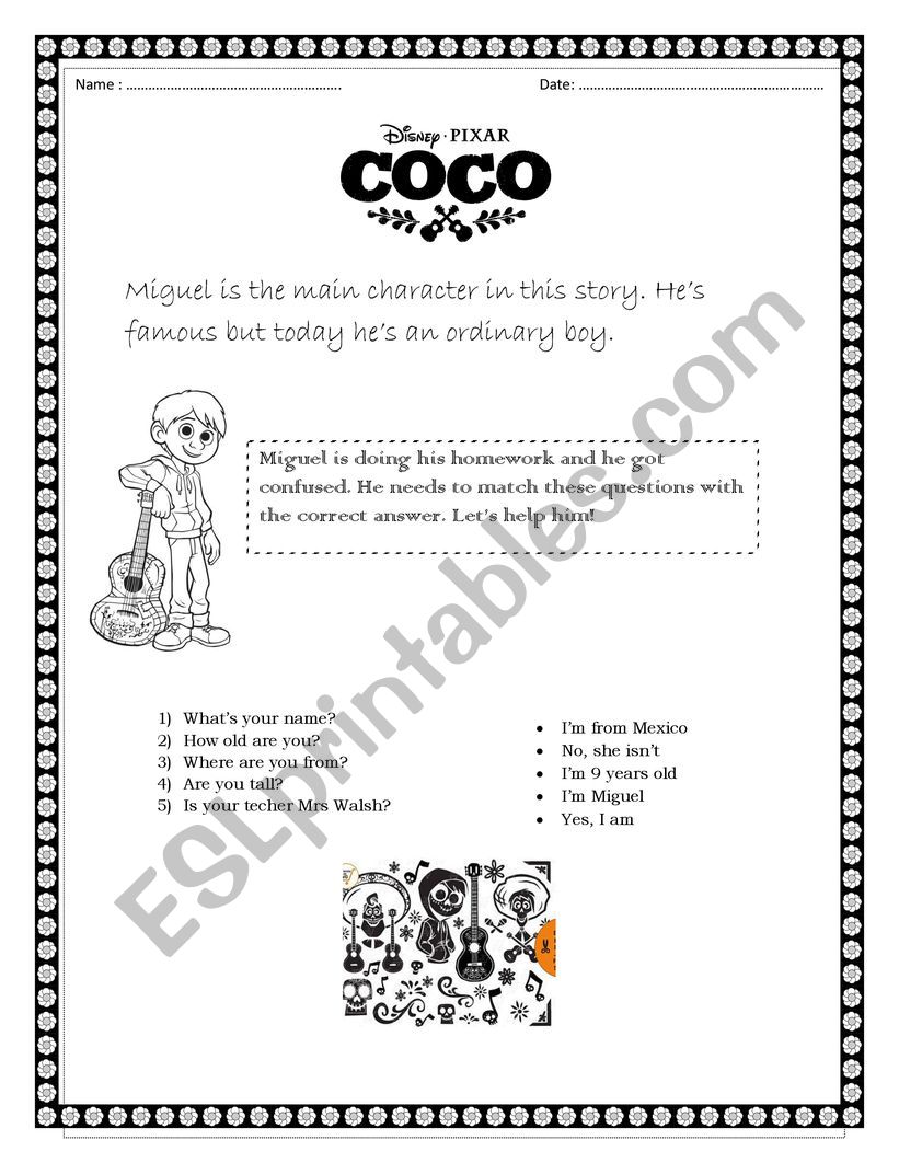 Lets meet new friends! worksheet