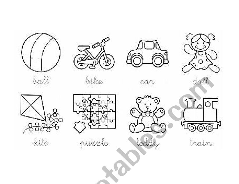 TOYS worksheet