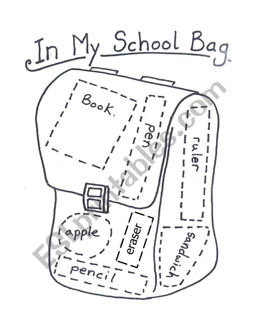 School Objects  worksheet