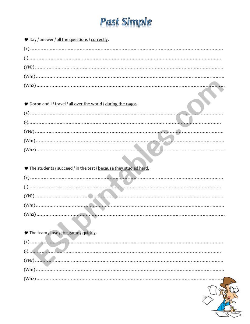 Past Simple worksheet