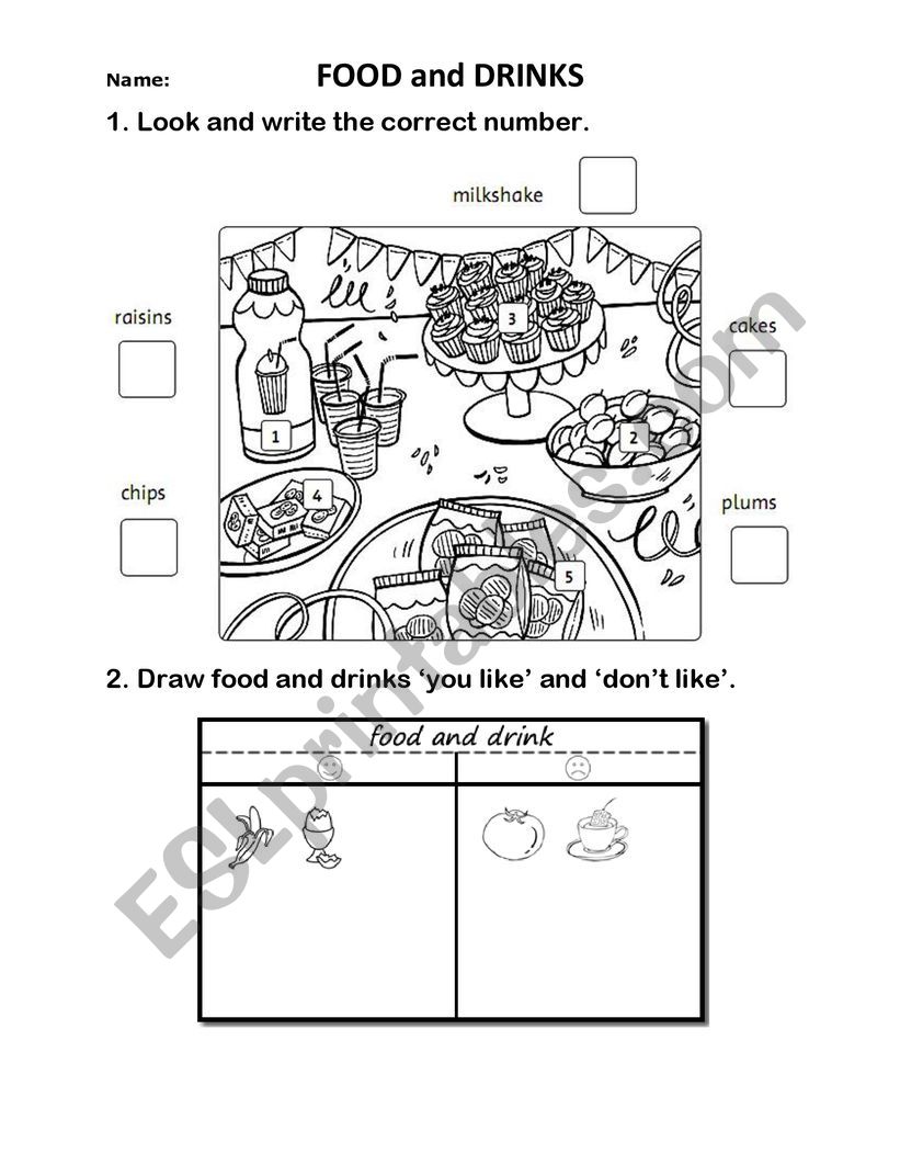 What do you like? (part 1) worksheet