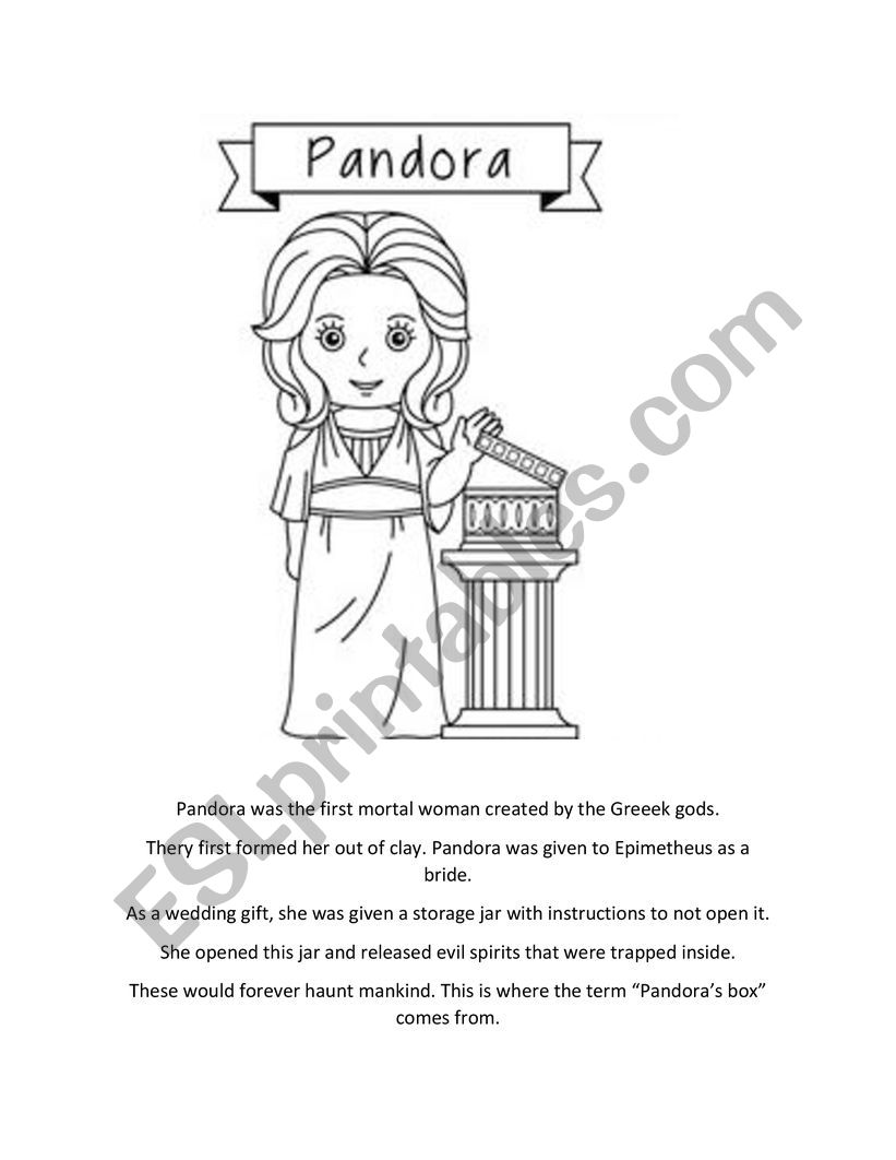 The pandora´s box - ESL worksheet by witchmystic