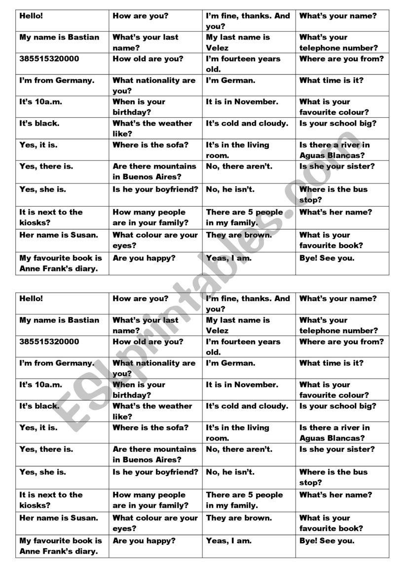 DOMINO GAME worksheet