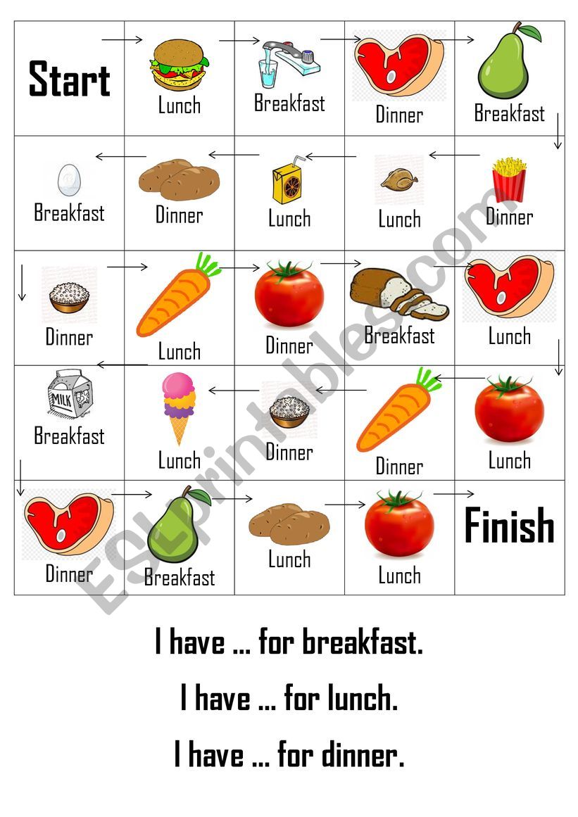 Food  worksheet