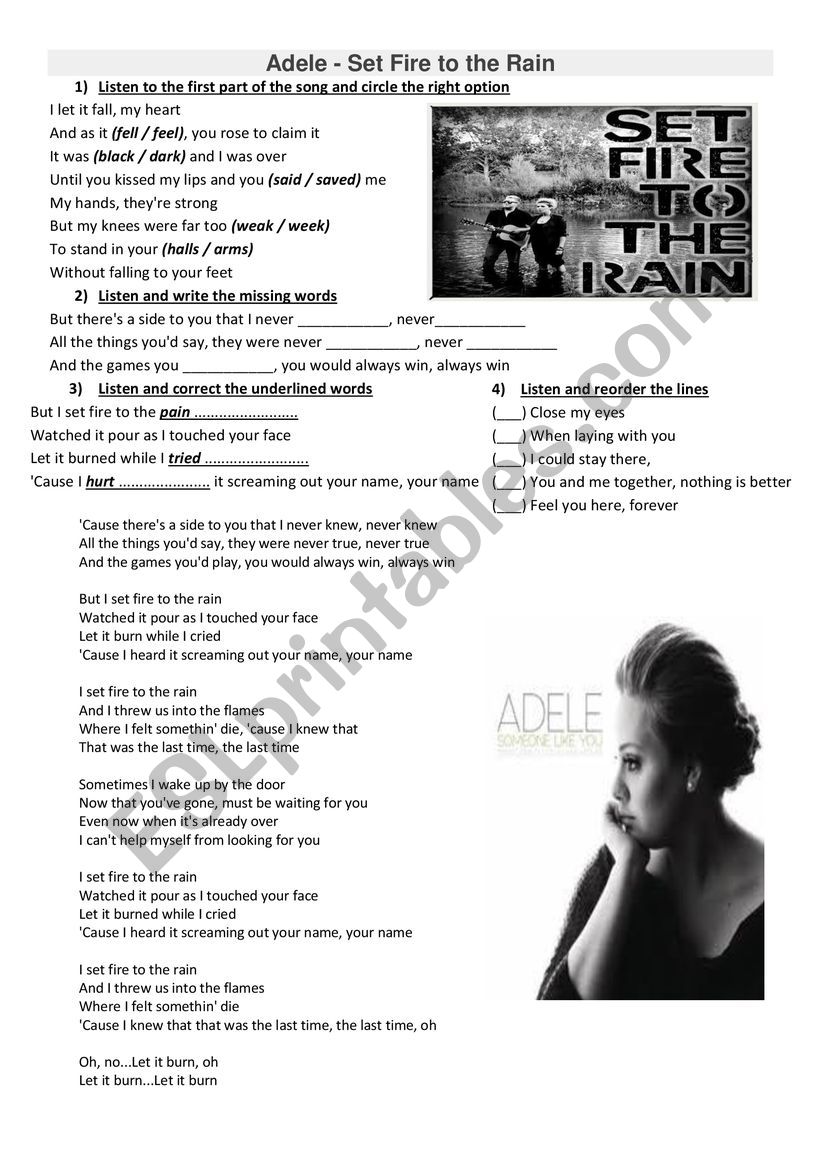 adele-setfiretorain worksheet