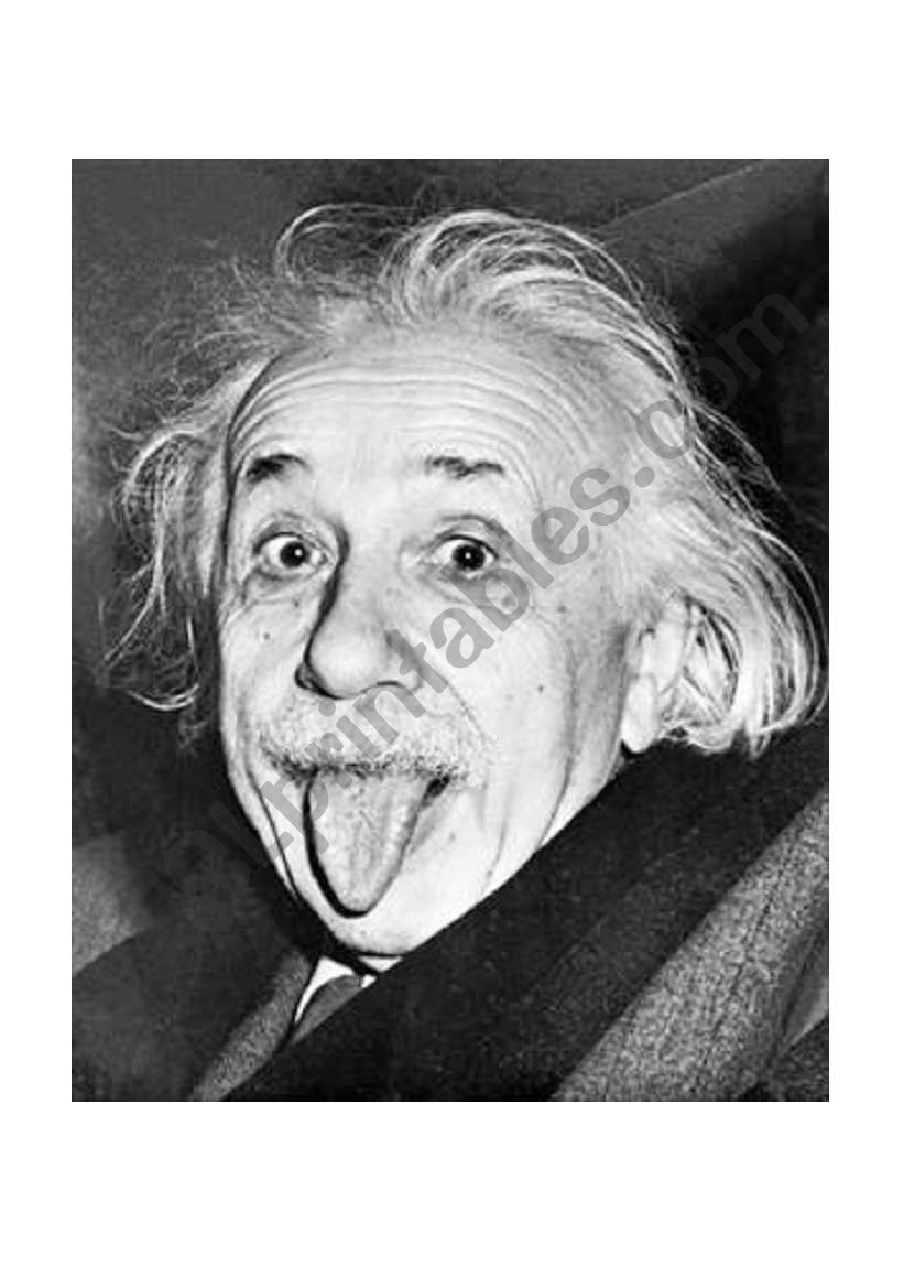 flash-card einstein worksheet