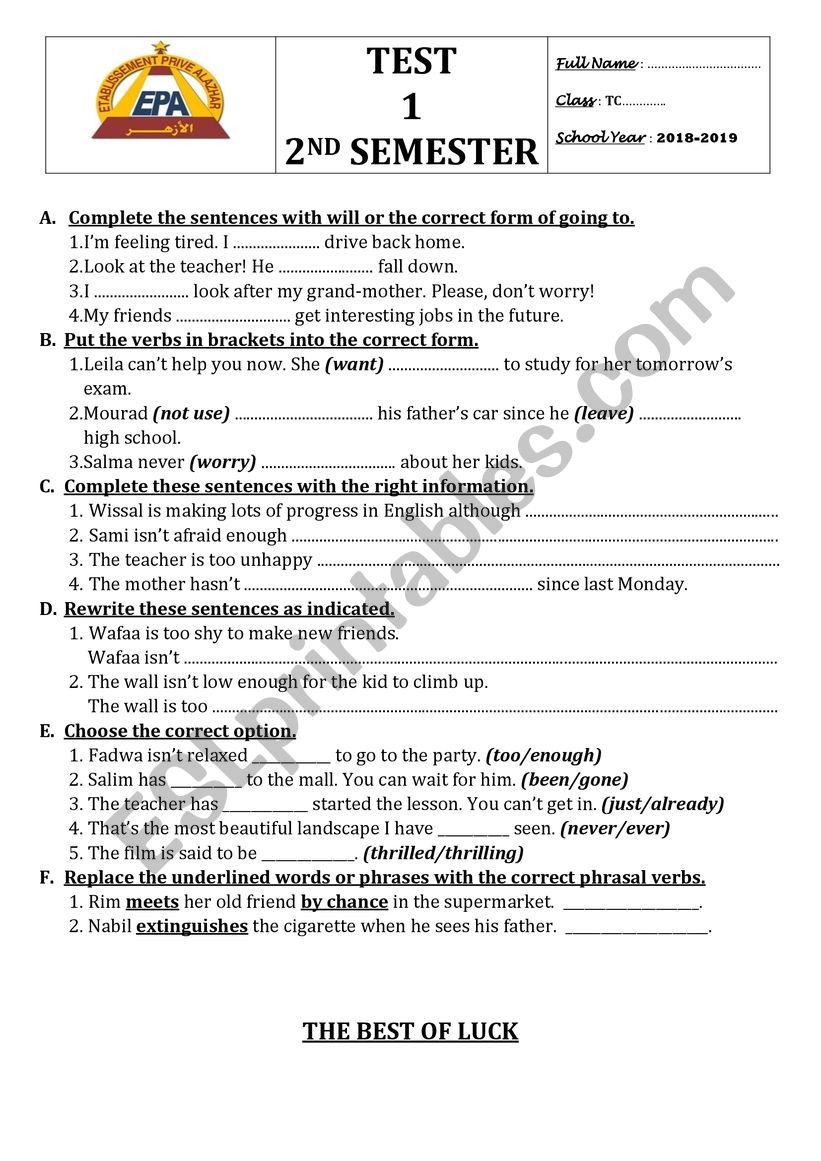 mixed language worksheet worksheet