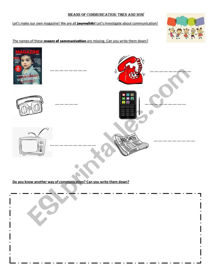 Means of Communication. Then and Now