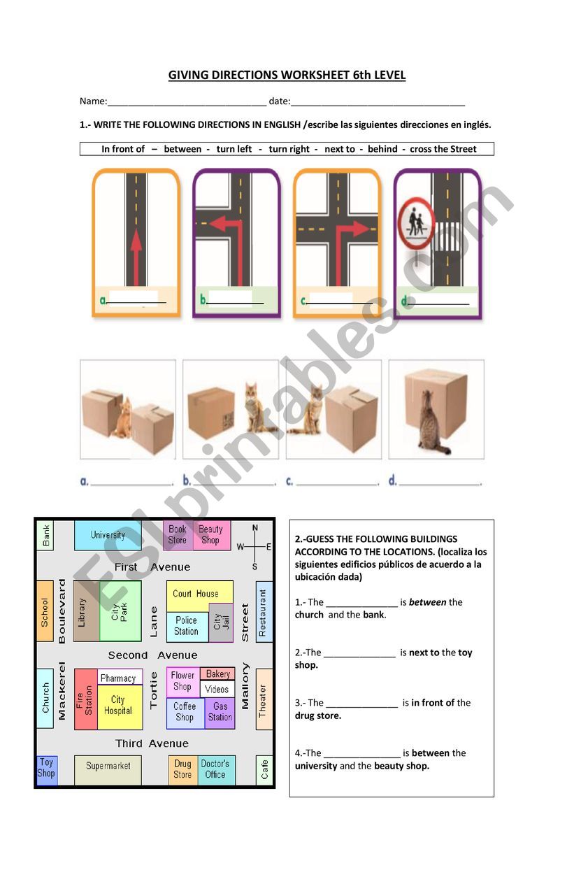 guide worksheet 6th level worksheet