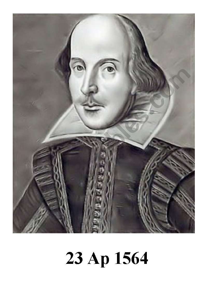 flash-card William Shakespeare