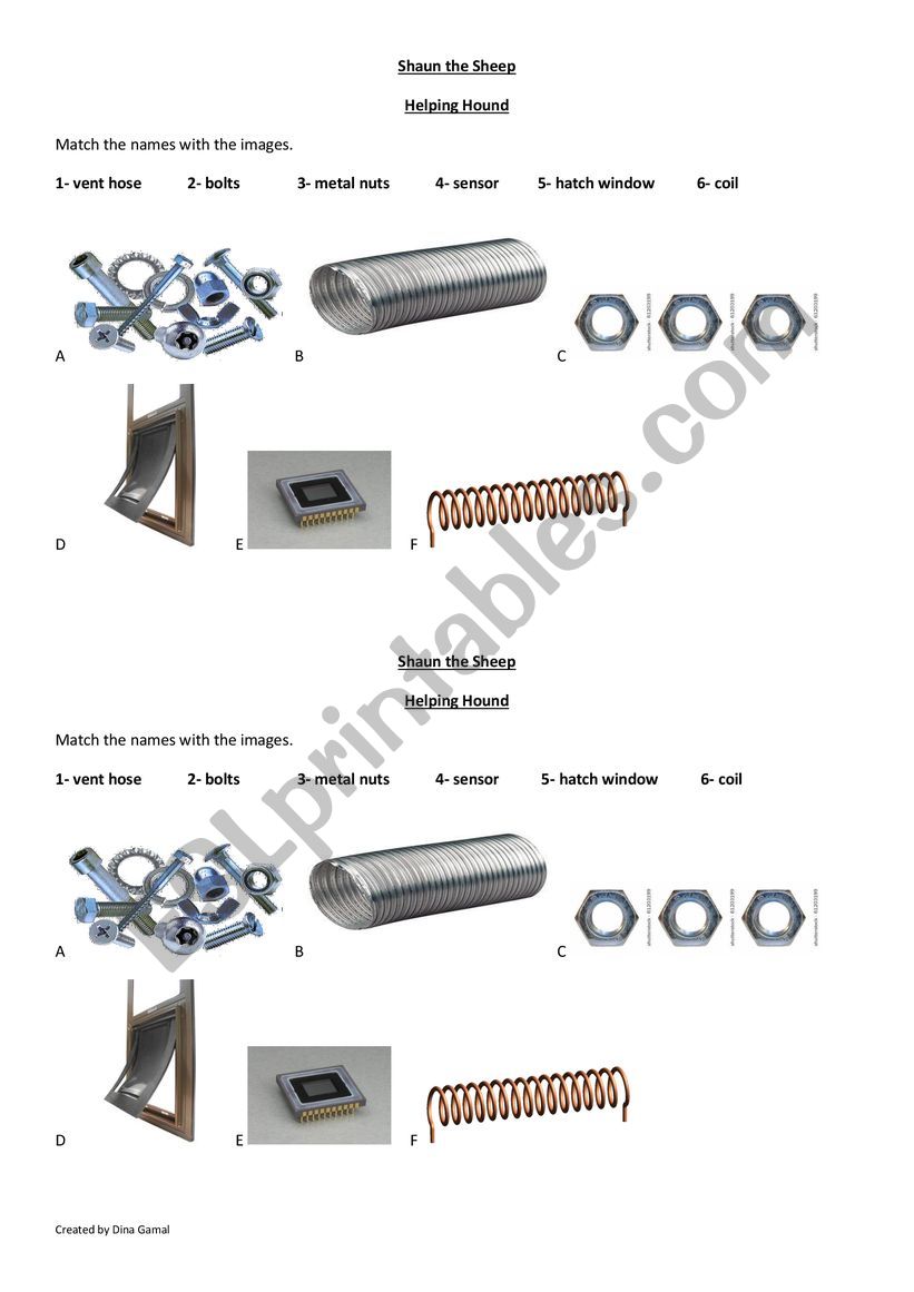 Shaun the Sheep Helping Hound worksheet