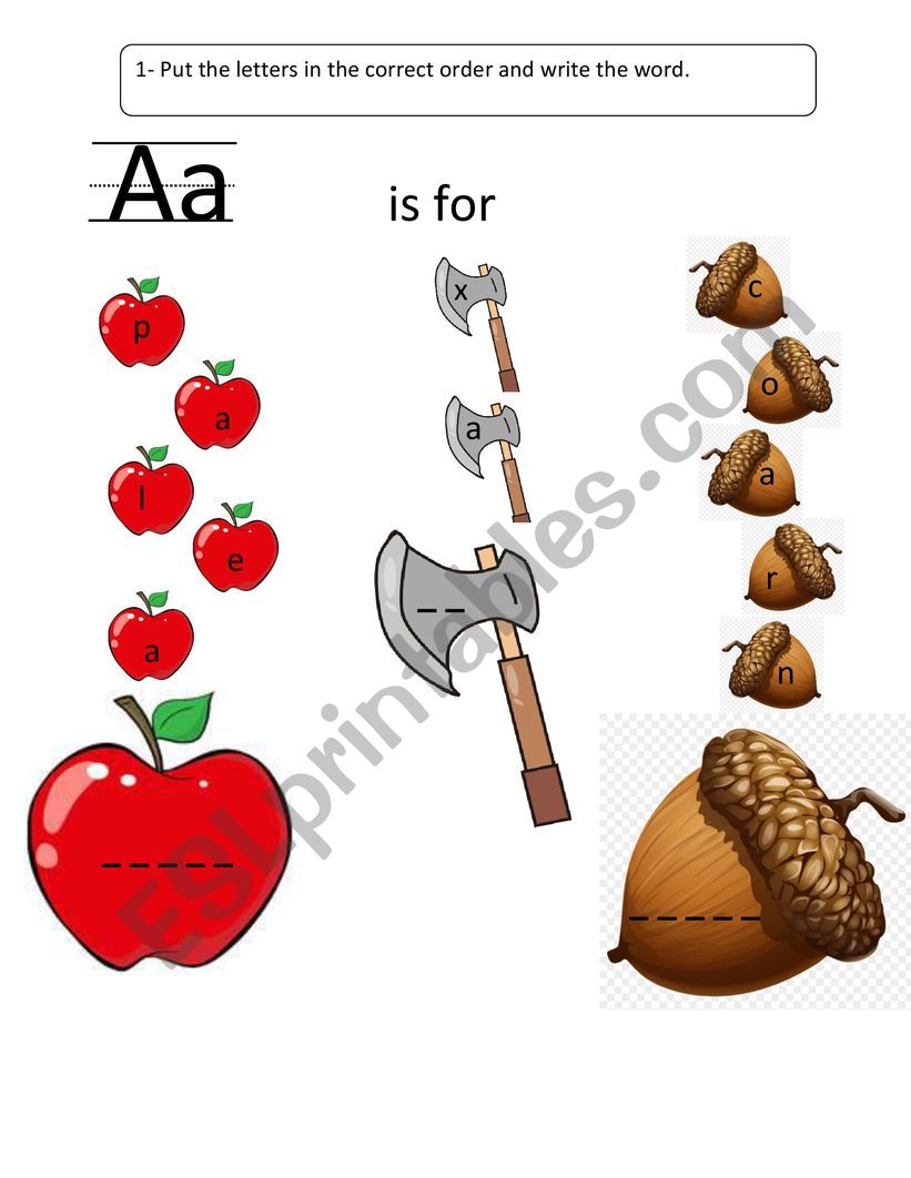teaching the alphabet worksheet