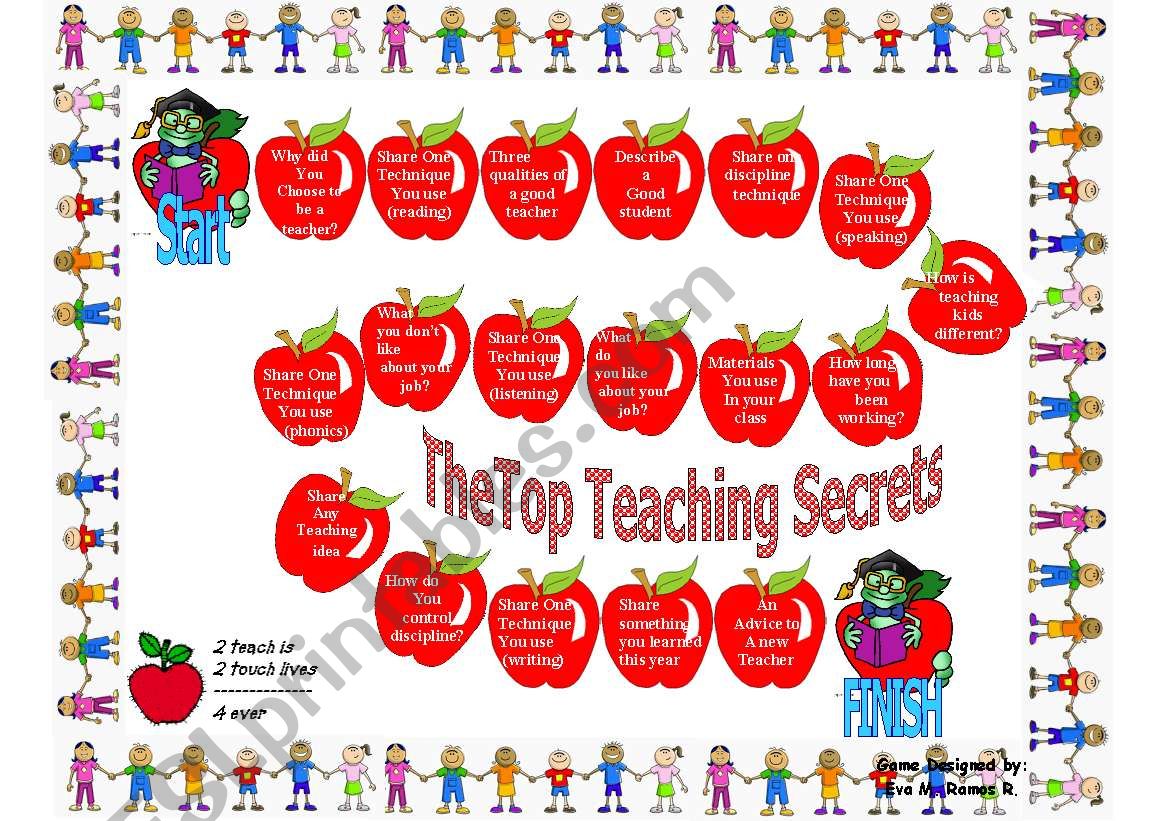 The teacher game worksheet