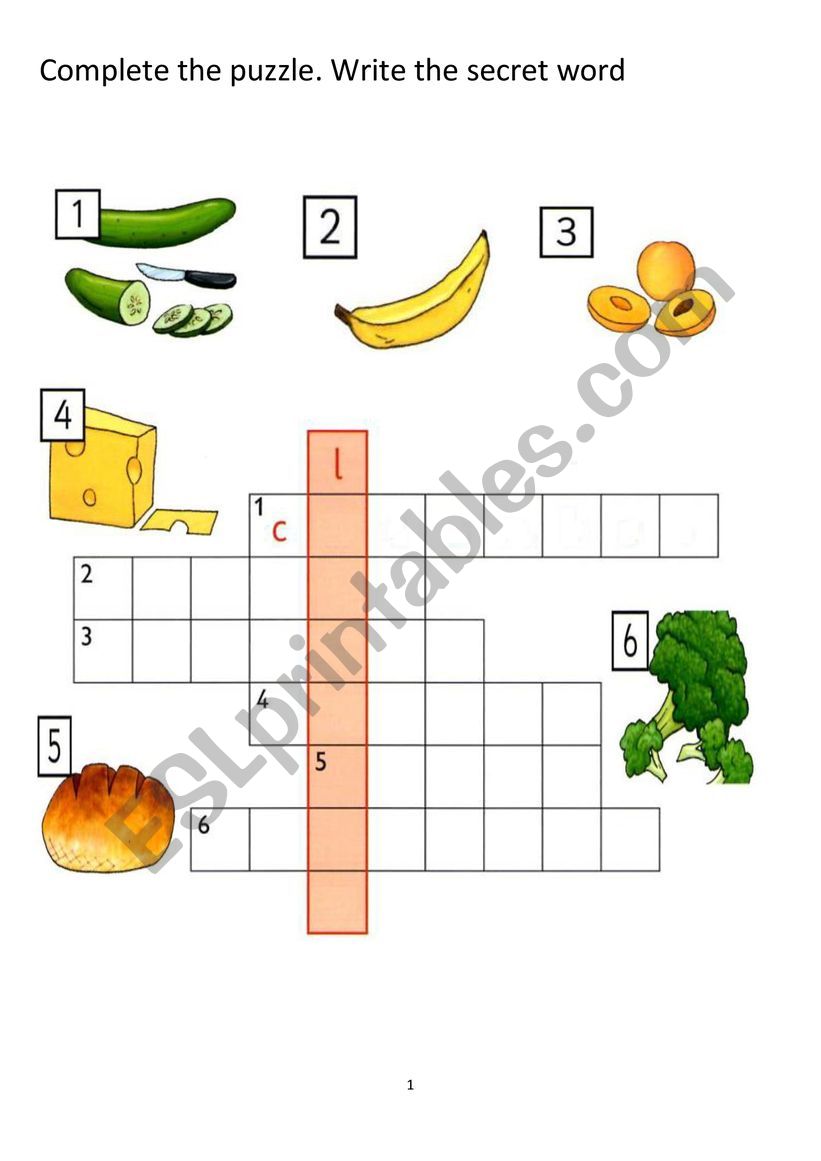 Puzzel worksheet