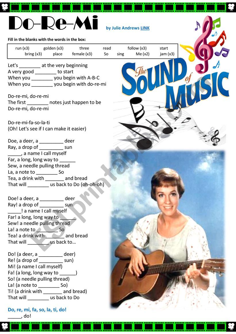 THE SOUND OF MUSIC 