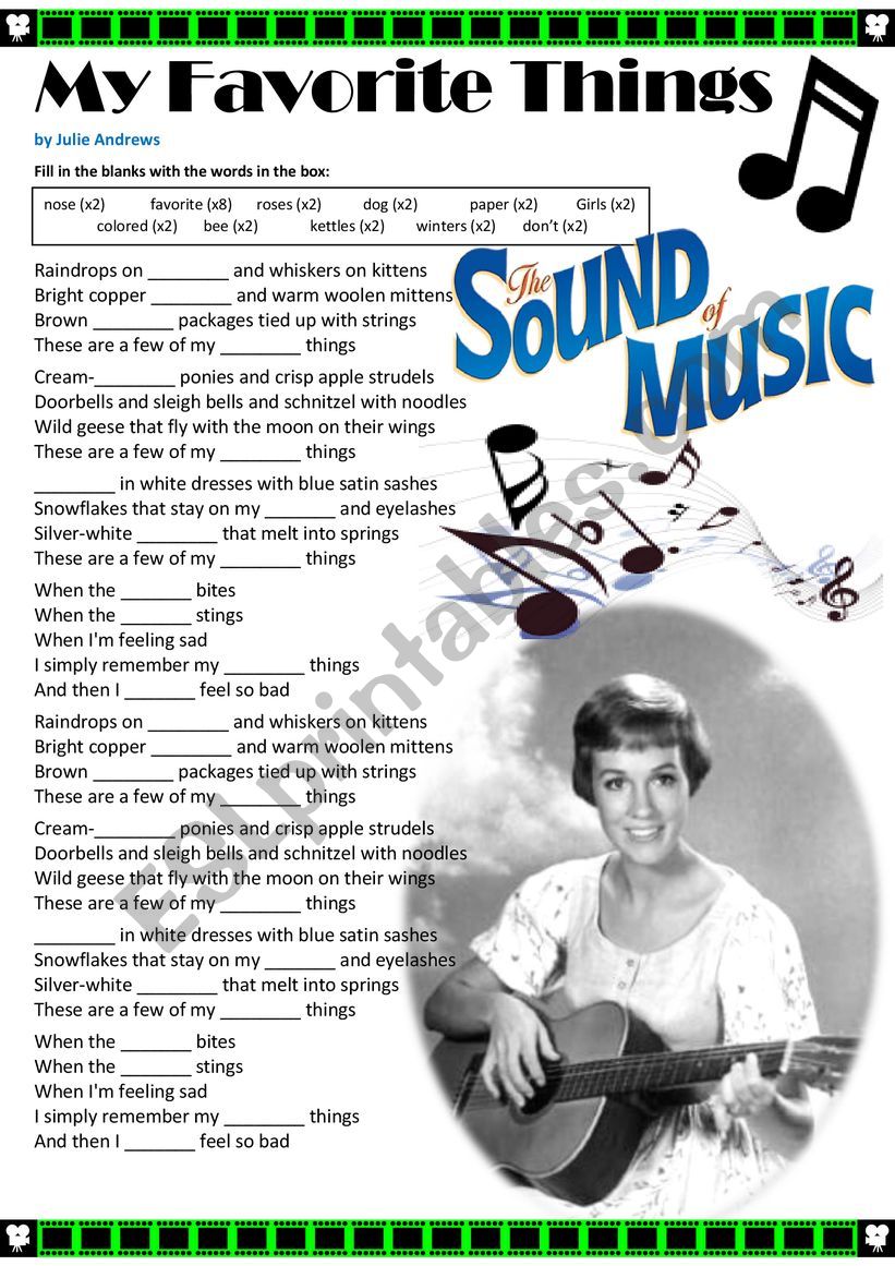 THE SOUND OF MUSIC 