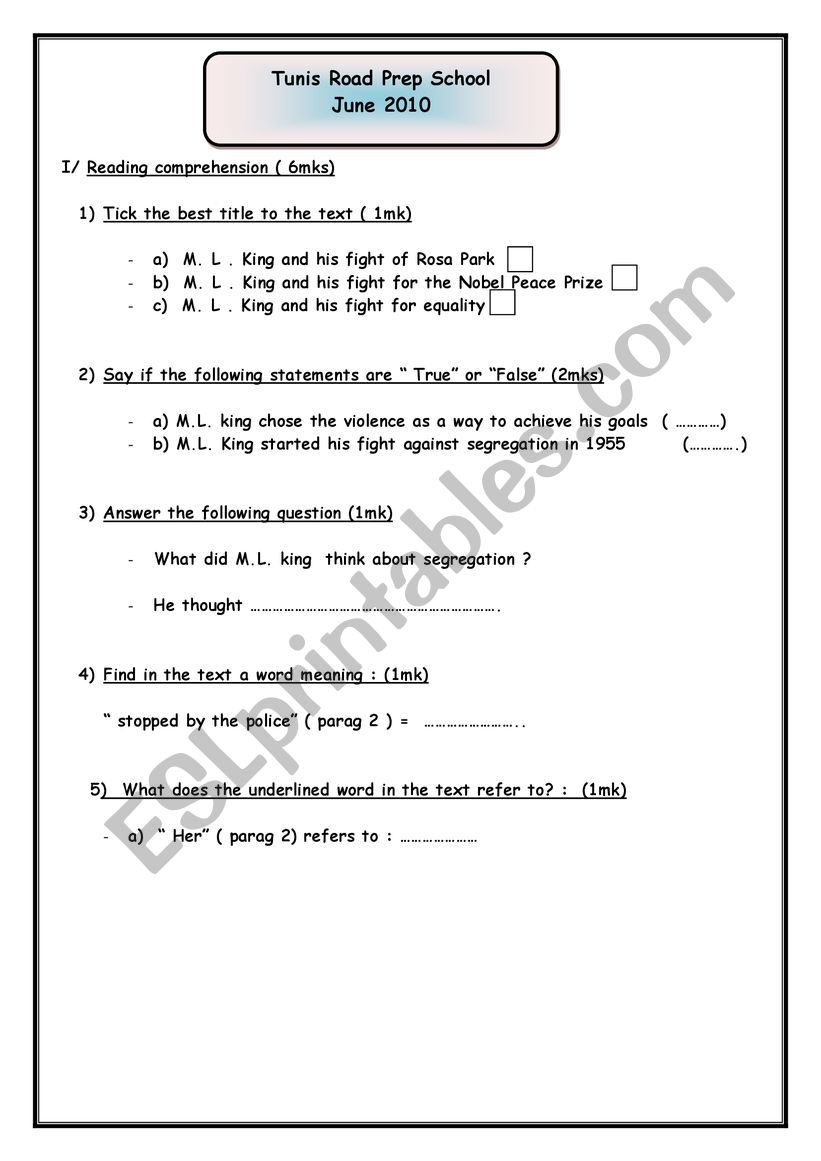 end of term test n3 worksheet