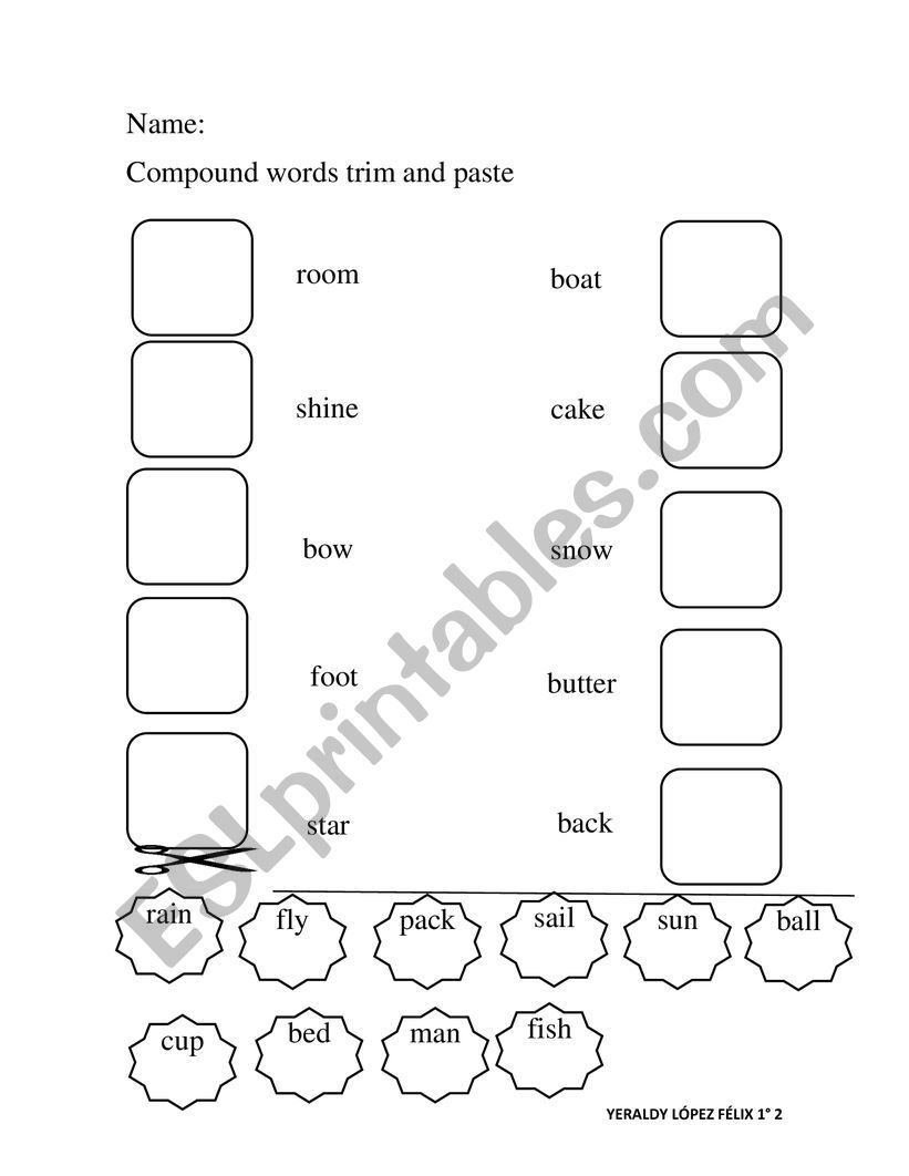 Compound Words worksheet