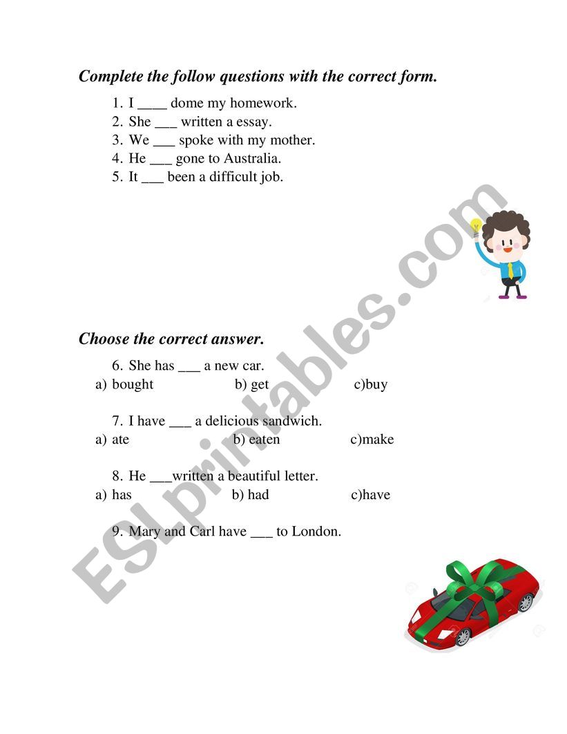 worksheet worksheet