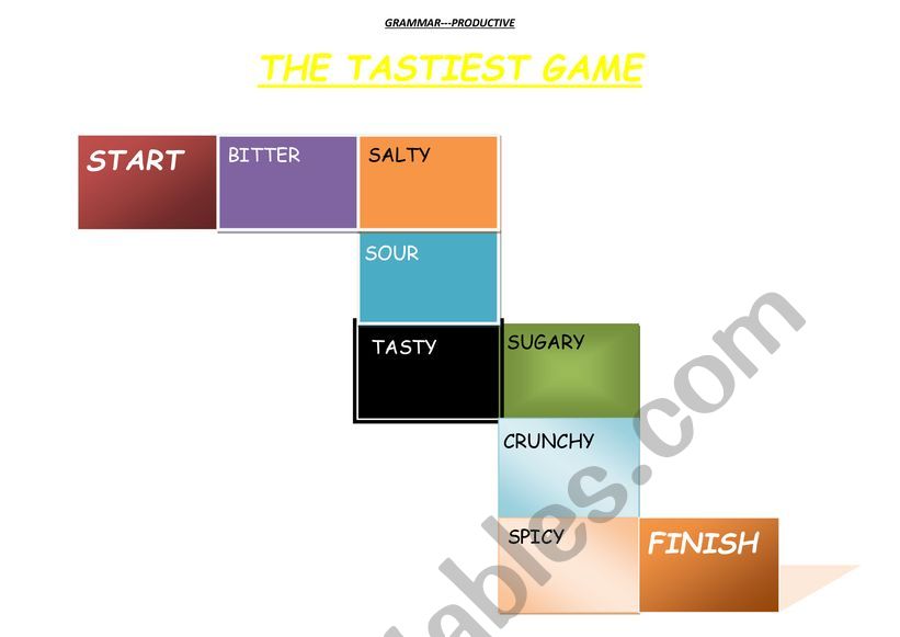 THE FOOD GAME worksheet
