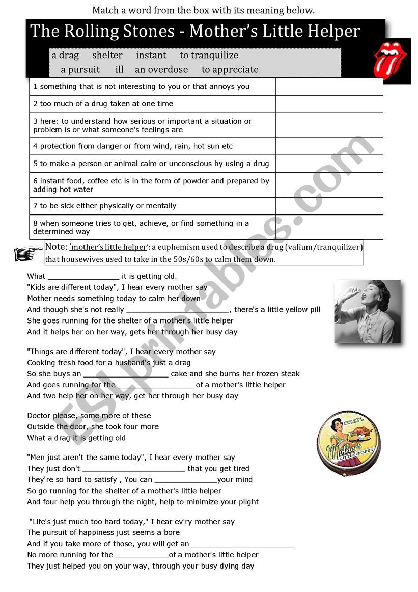 Rolling Stones-MotherÂ´s Little Helper 